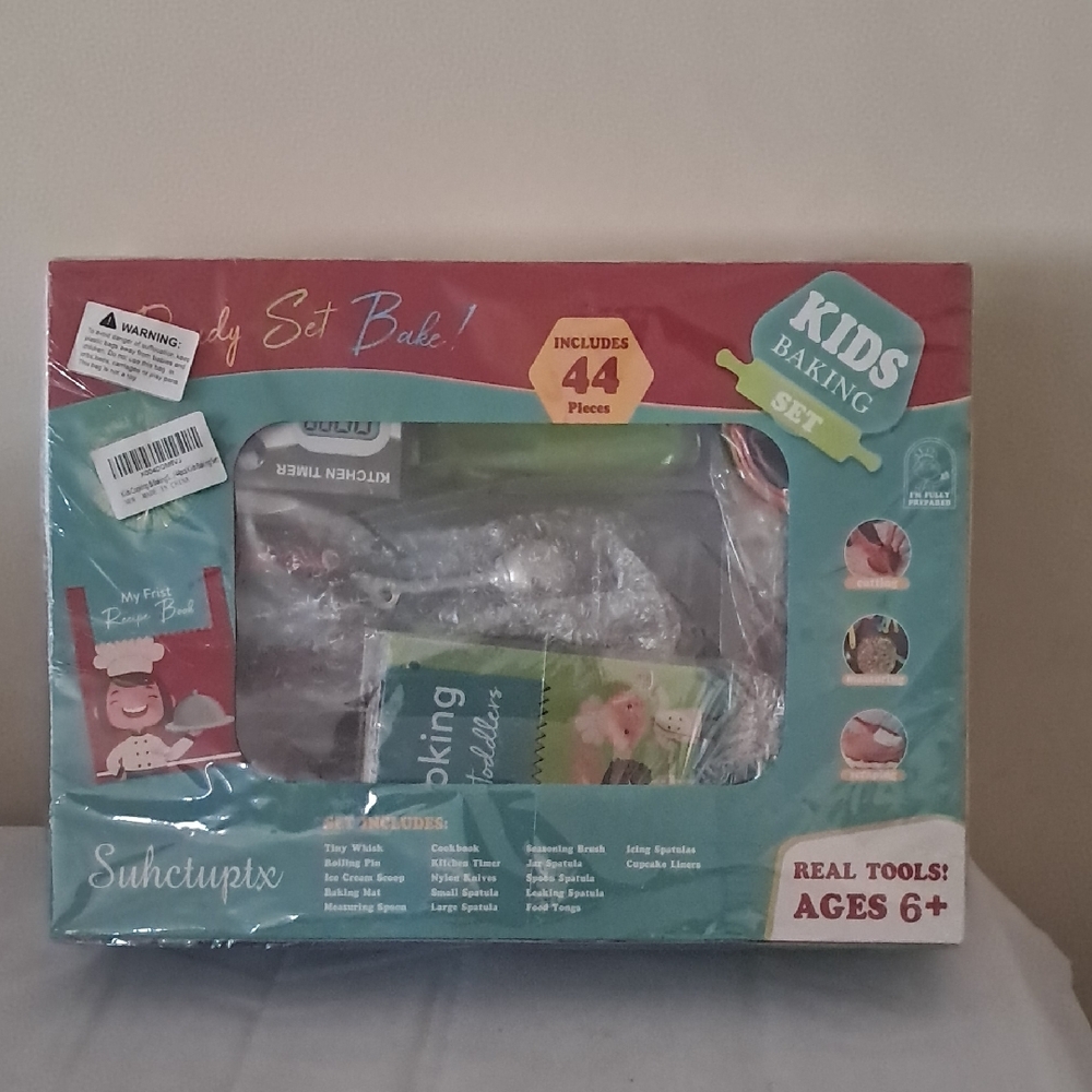 Kids Baking Set BPA-Free Plastic Safe & Durable